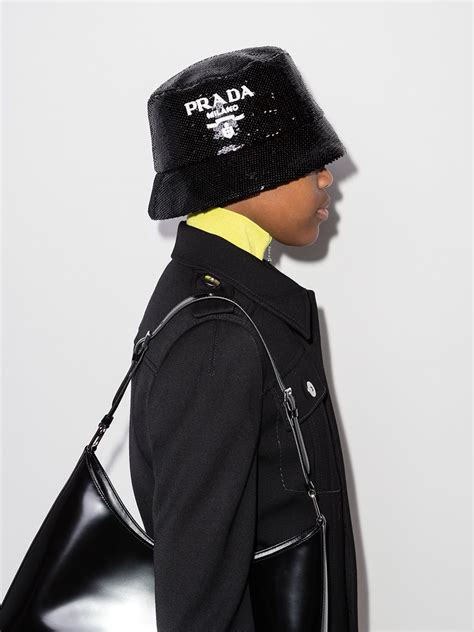 prada sequin hat|Prada Bucket Hats & Hats for Women .